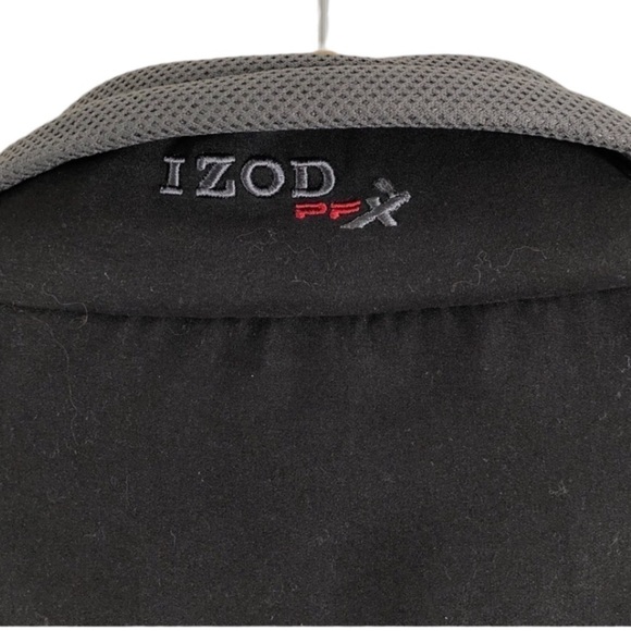 Izod Fleece Full Zip Performance Jacket Medium - Picture 6 of 7